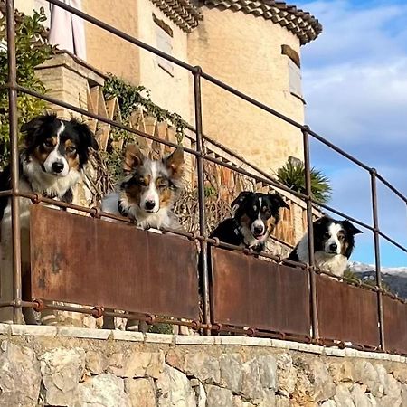L'Escale Du Ciel Panzió Le Bar-sur-Loup Kültér fotó